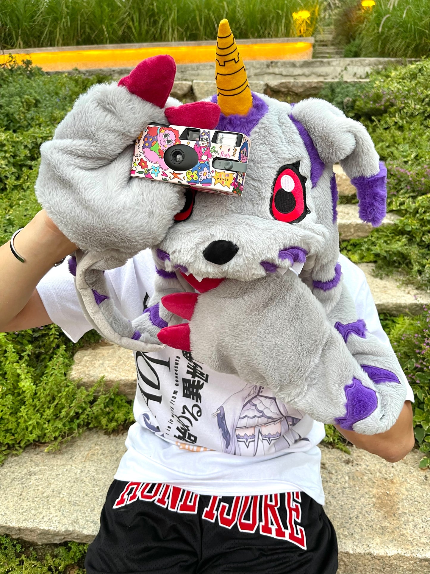 AONE4SURE Gabumon Plush Ear Decor Hat