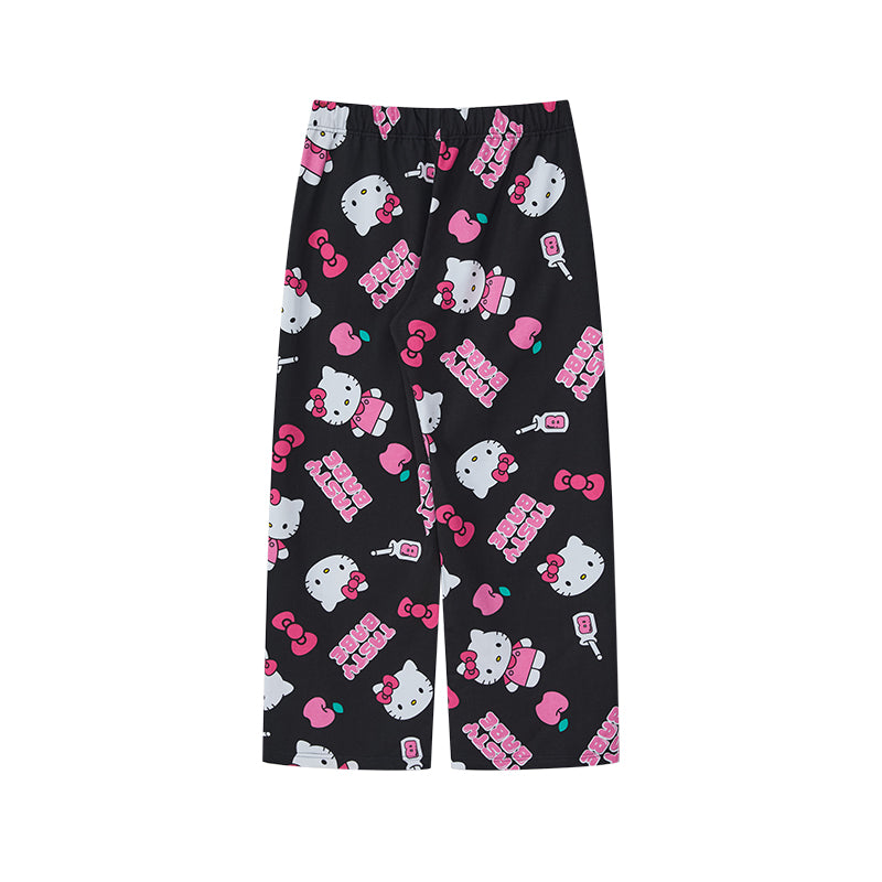 Tastykitty pink/black hoodie set