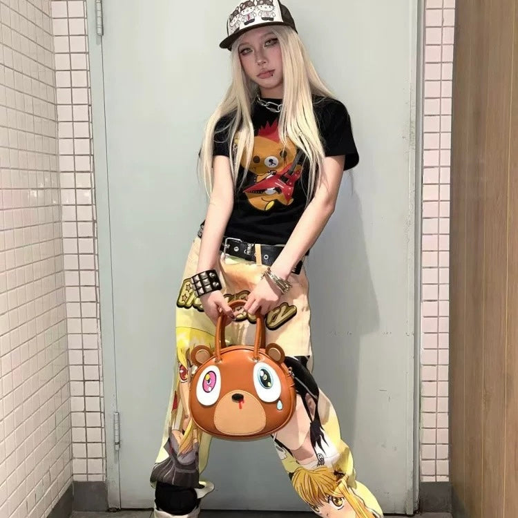 Dropout Bear Pu Leather Bag