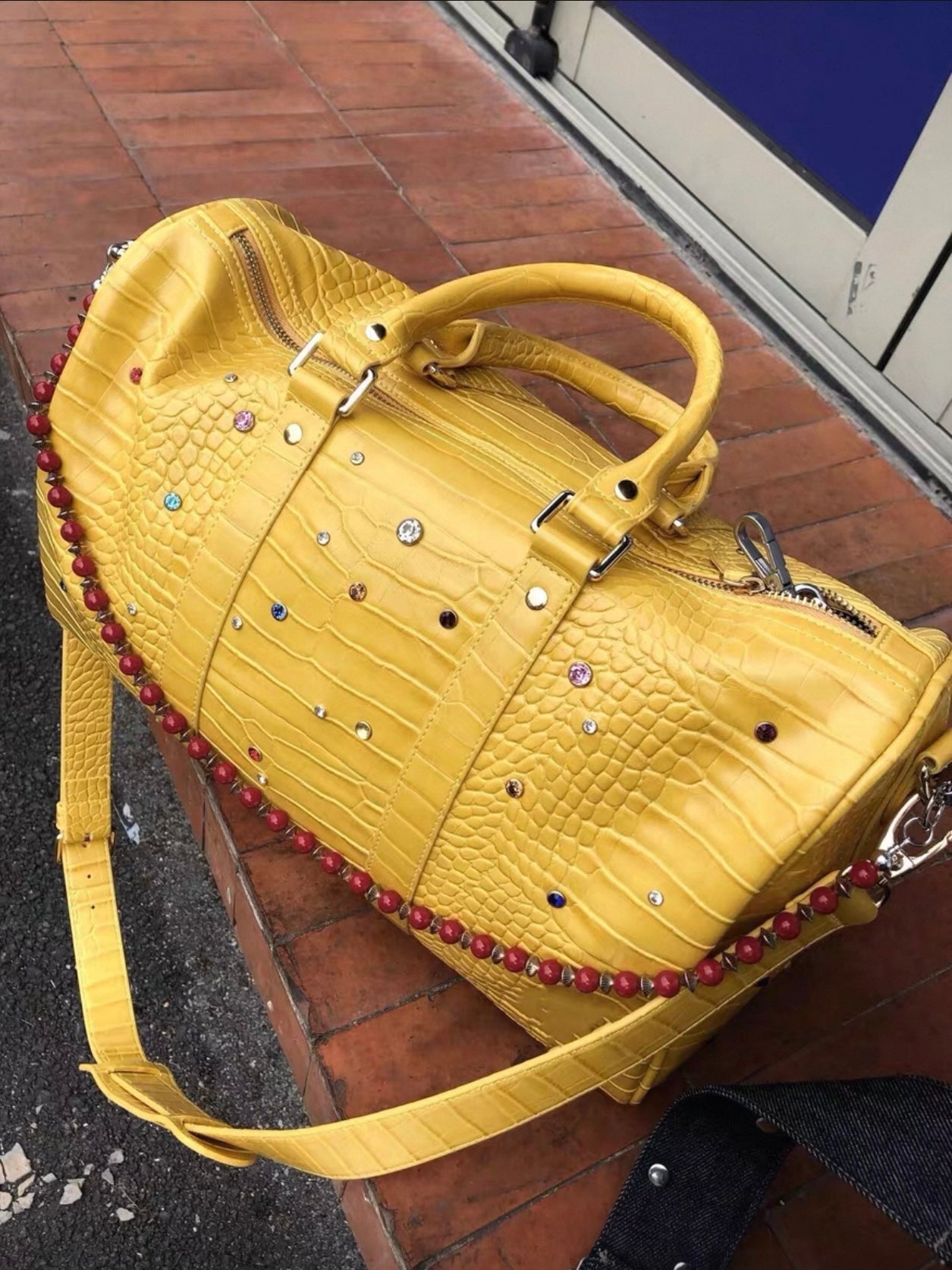 Collection Yellow PU leather Tote bag