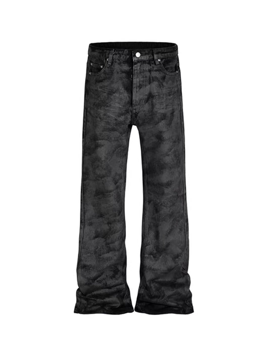 Collection Black Stone Coated Denim Pants