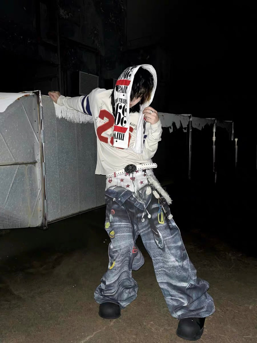 Collection 3D-Print Super Baggy Pants