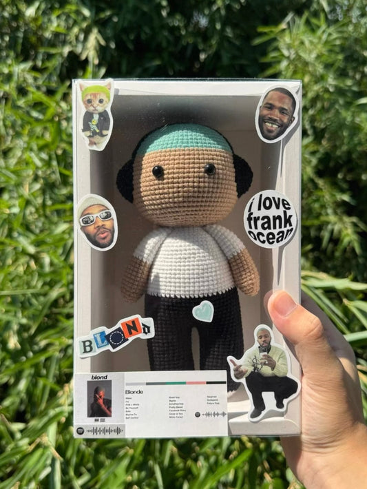 Frank Ocean Handmade Knitting Wool doll
