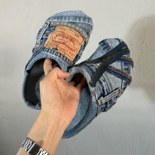 Denim Vintage Remake Birkenstocks