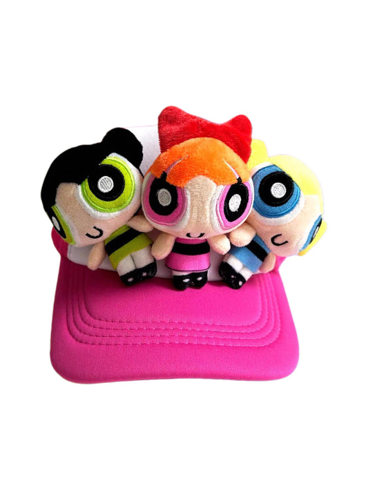 Collection Powerpuff girls Plush Toy Mesh cap