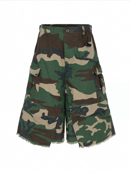 Collection the Camo Cargo Cropped Pants