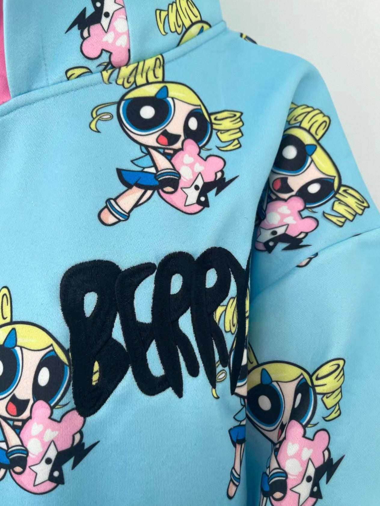 Blackberry powerpuff girs zip-up hoodie