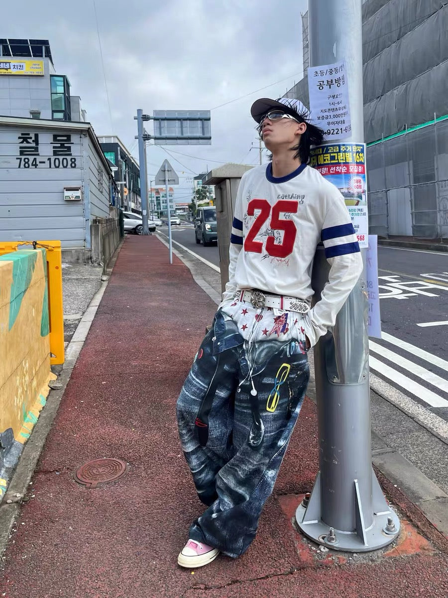 Collection 3D-Print Super Baggy Pants
