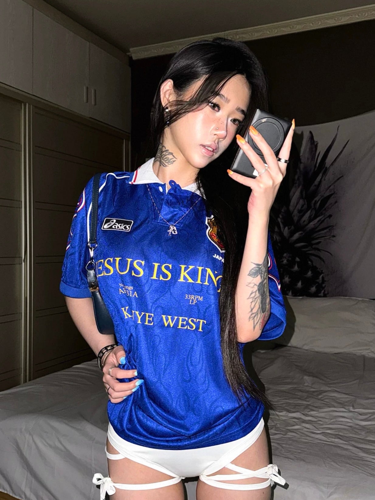 Collection Kanye West JESUS IS KING Remake football jersey