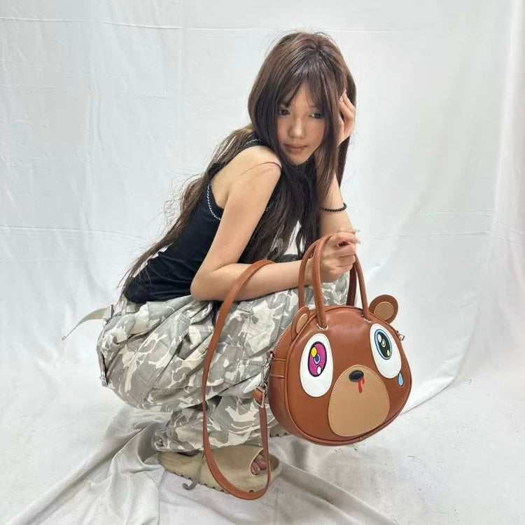 Dropout Bear Pu Leather Bag