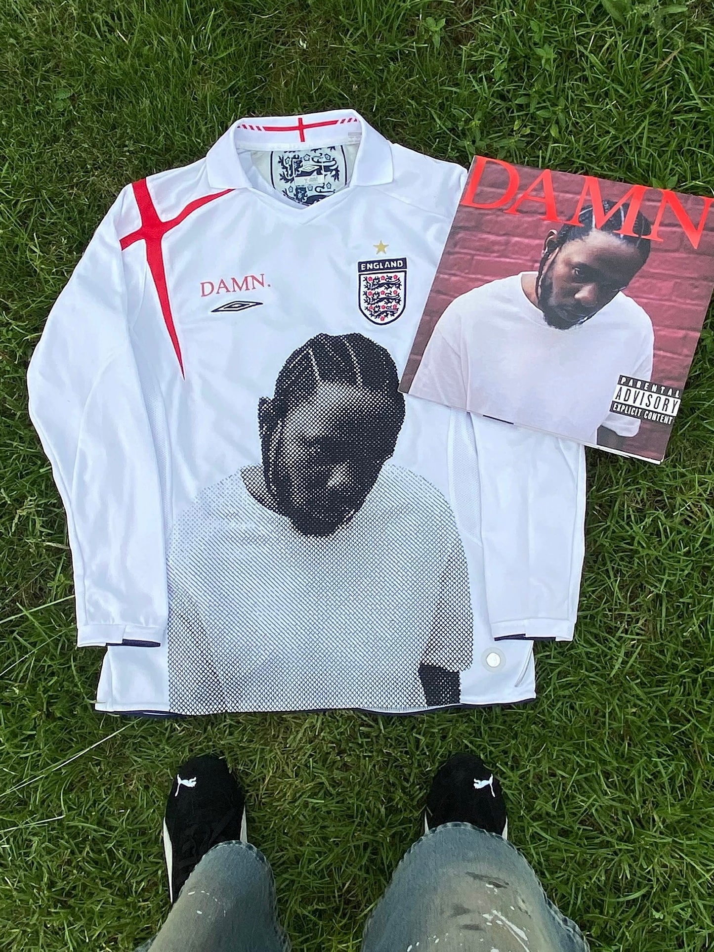 Collection Kendrick Lamar DAMN. Remake football jersey