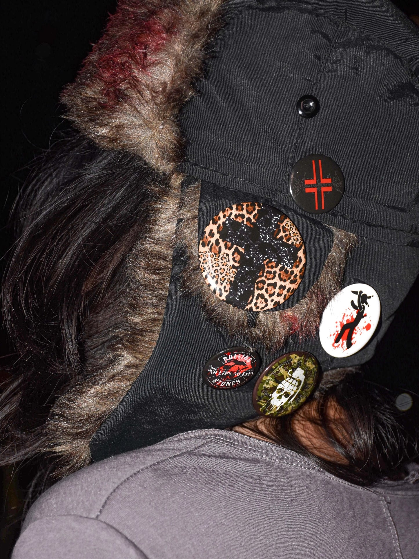 Collection Bloody Badges Ushanka hat