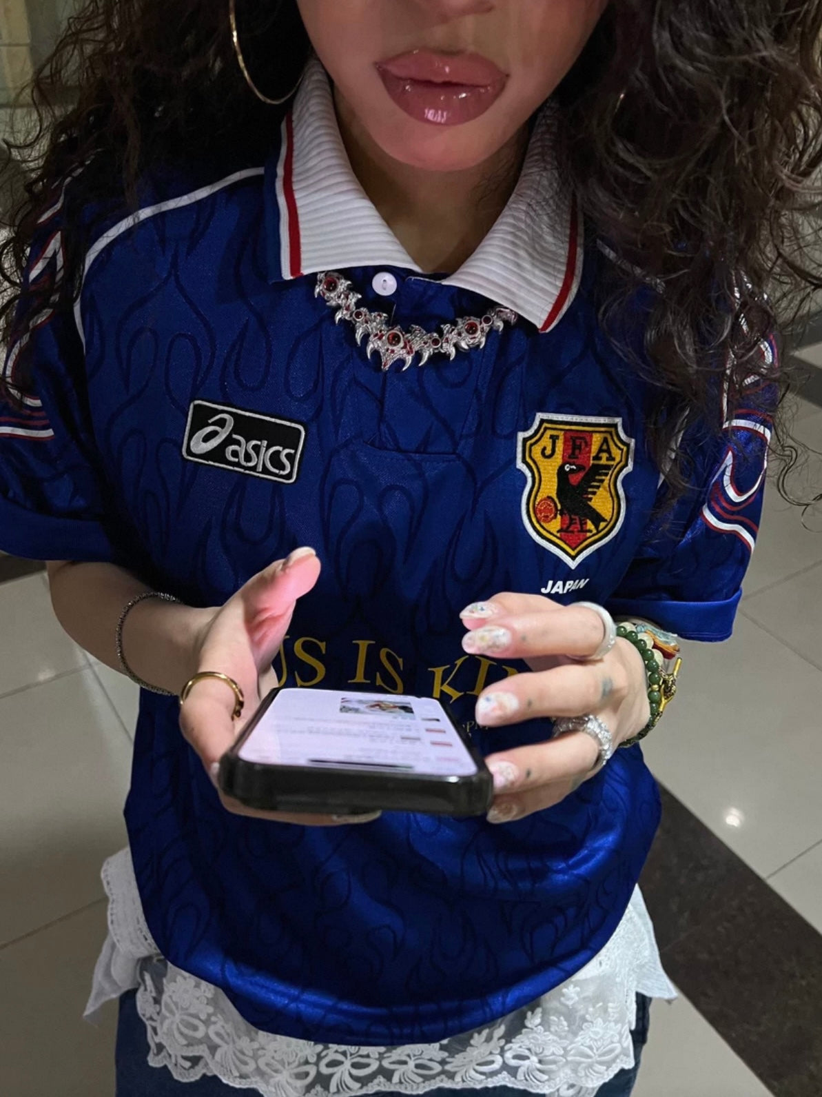 Collection Kanye West JESUS IS KING Remake football jersey