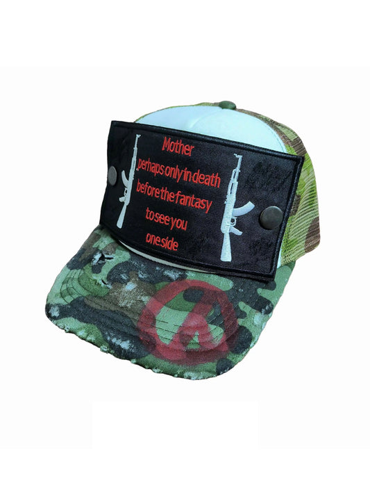 Collection Handmade Patch Camo mesh cap