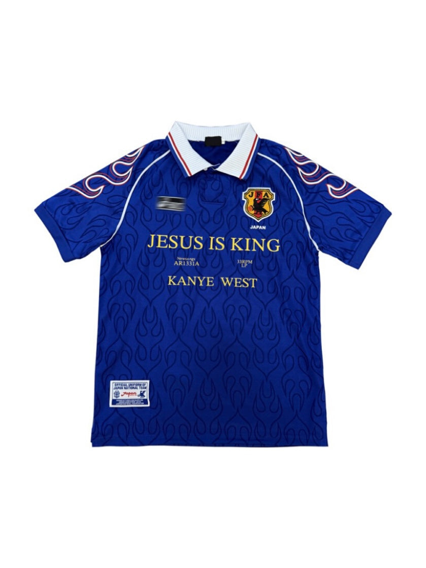 Collection Kanye West JESUS IS KING Remake football jersey