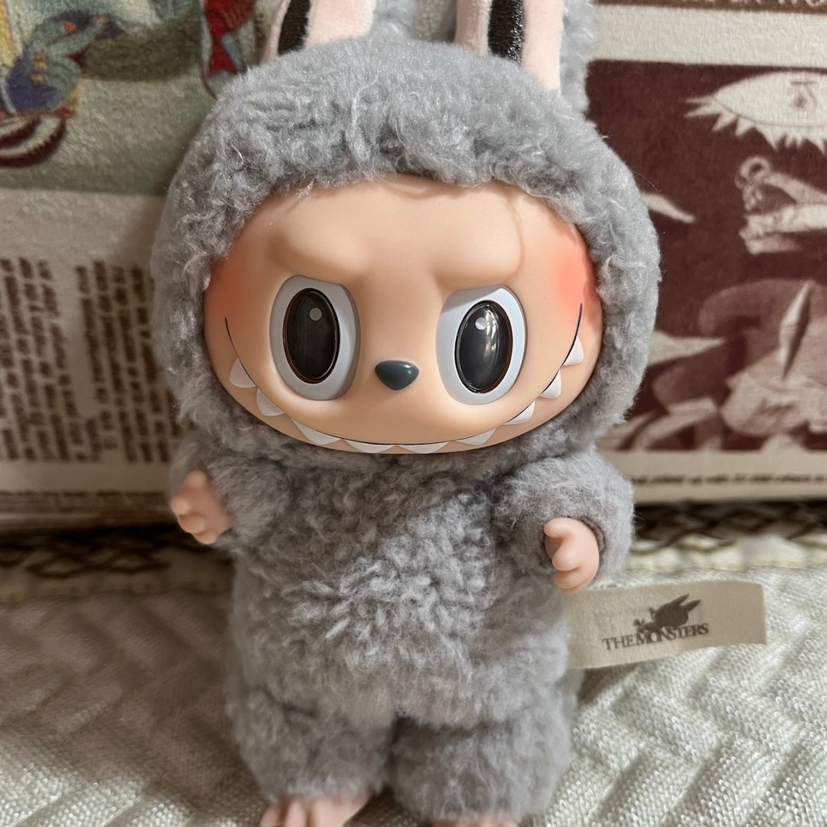 Pop Mart Labubu 1.0 The Monsters Macaron Sesame Bean
