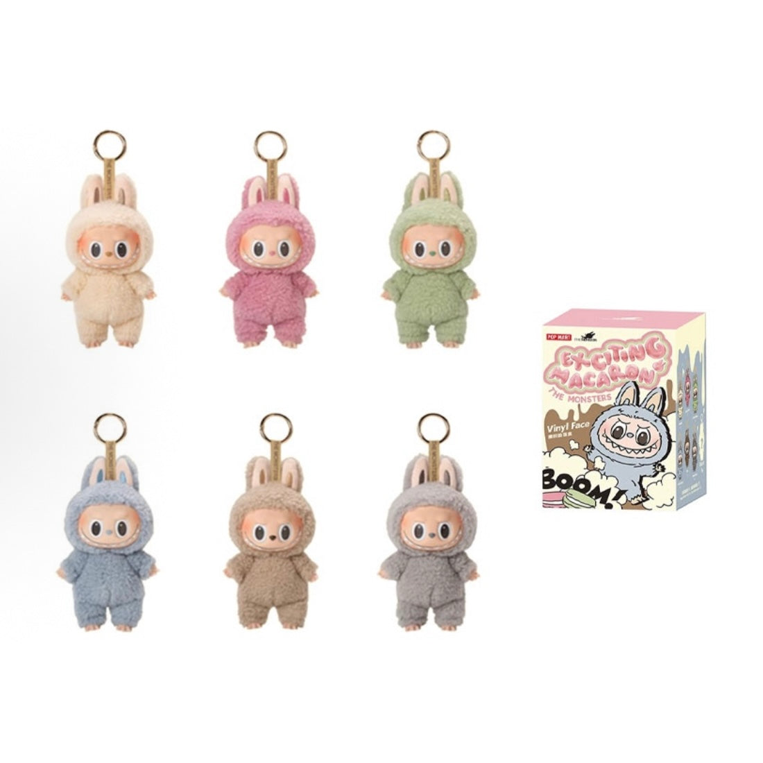 Pop Mart Labubu 1.0 The Monsters Exciting Macaron Sealed Case Blind Box