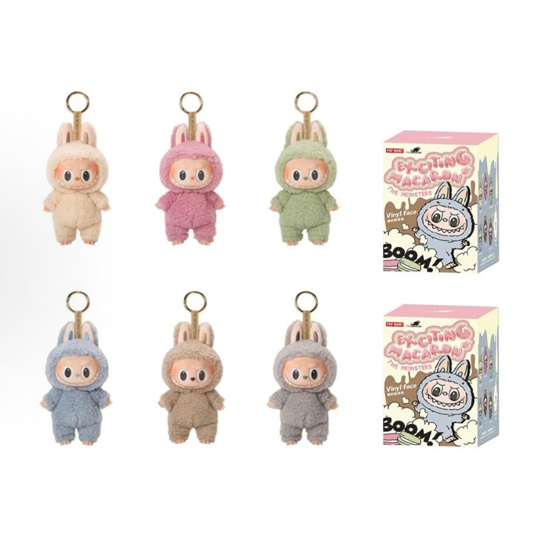 Pop Mart Labubu 1.0 The Monsters Exciting Macaron Sealed Case Blind Box