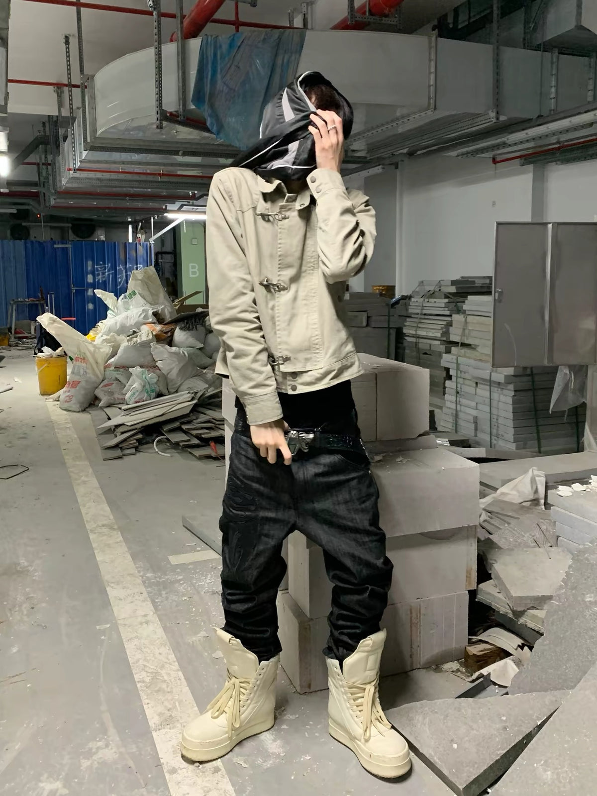 Rockstar-made Bottom zip original denim Pant
