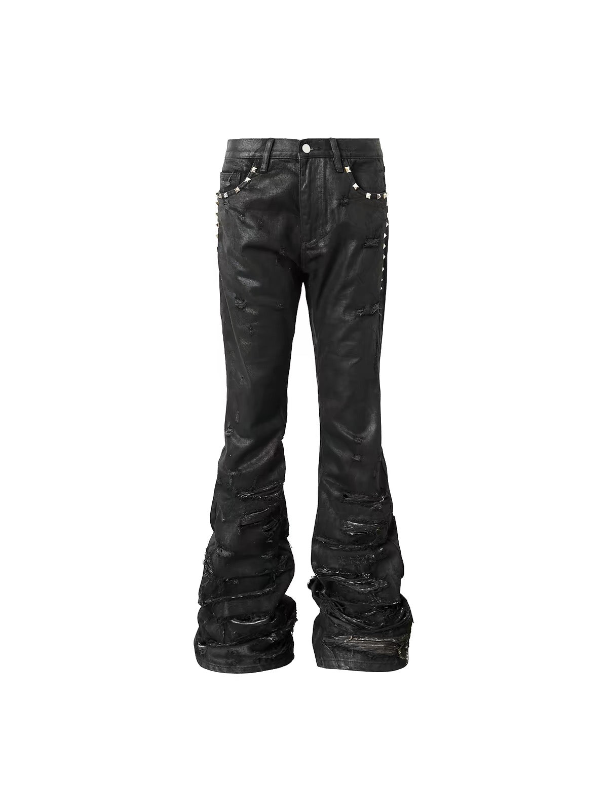 Devil Destroy it Leather waxed denim