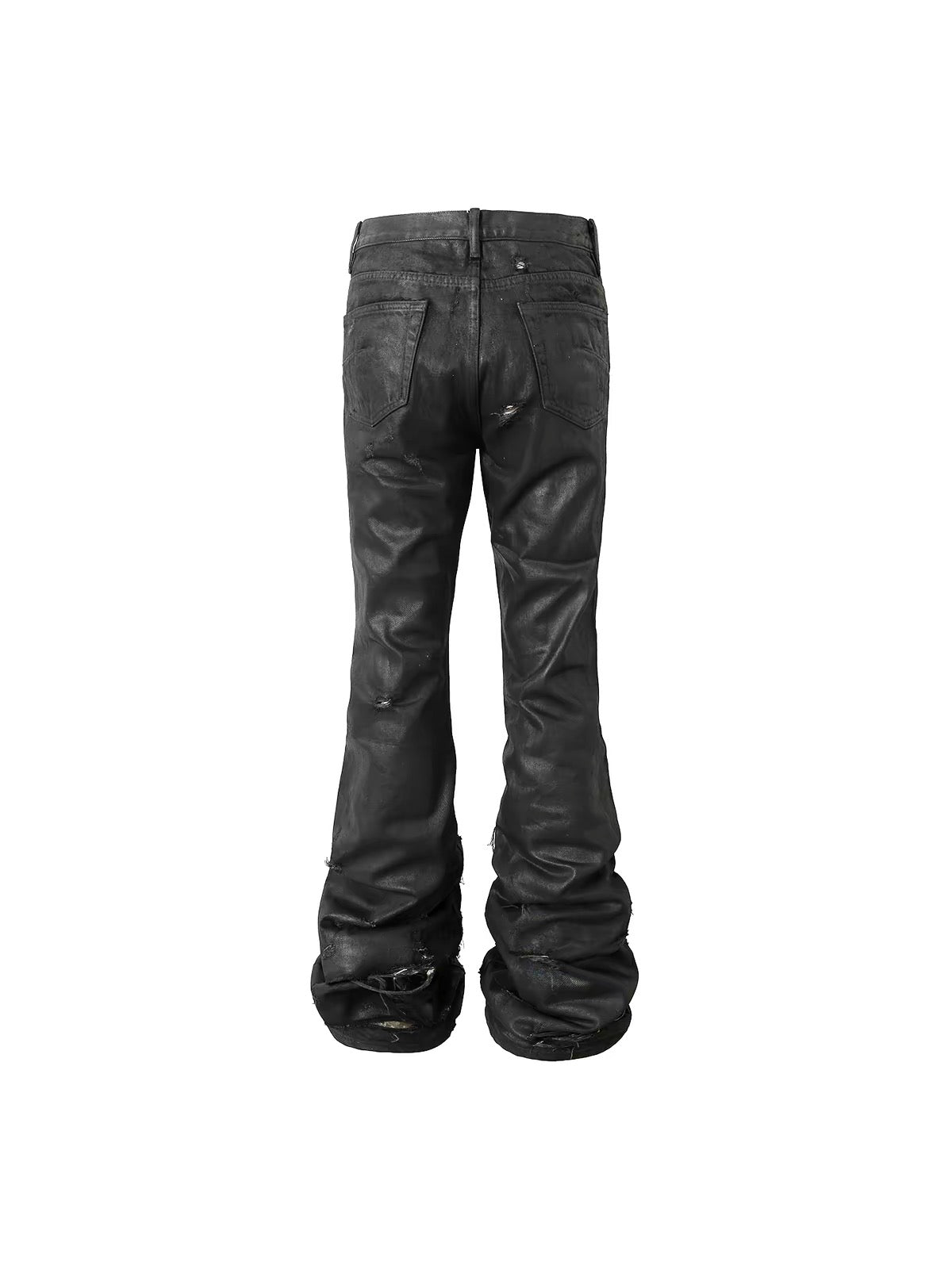 Devil Destroy it Leather waxed denim