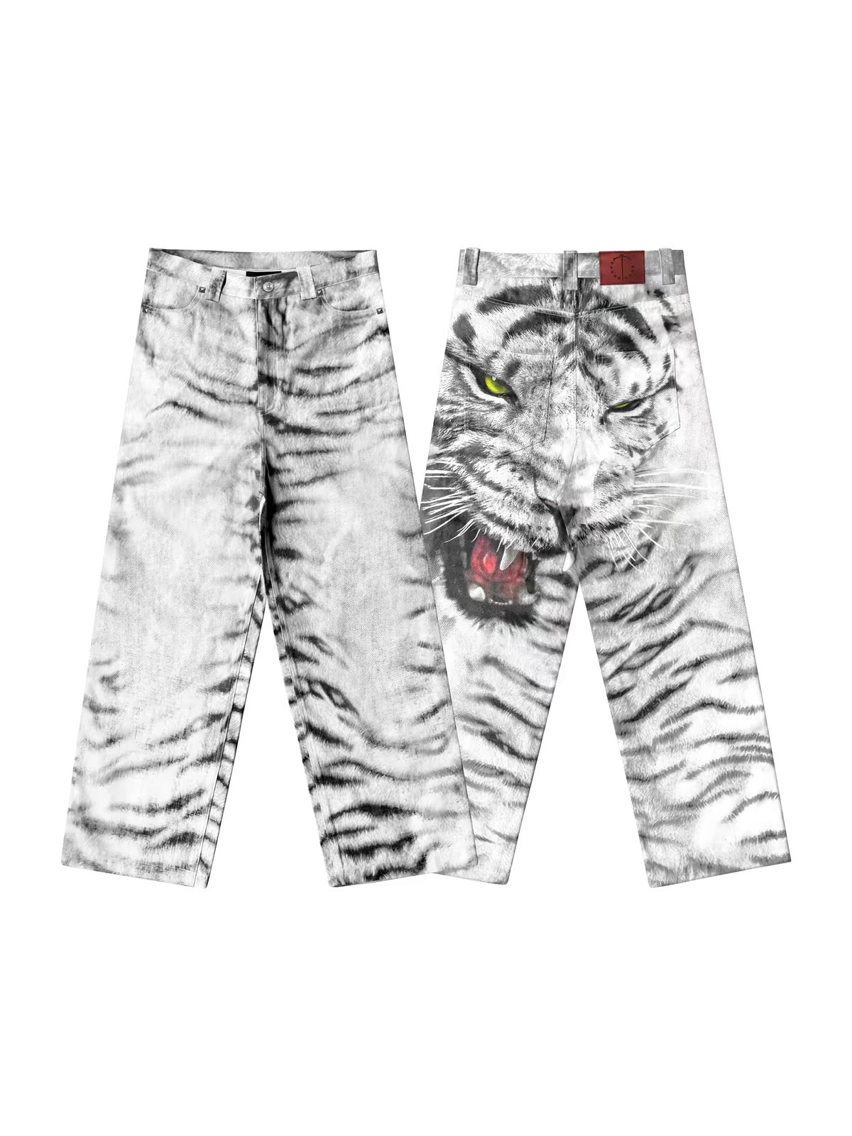the White Tiger 3D printing waxed denim