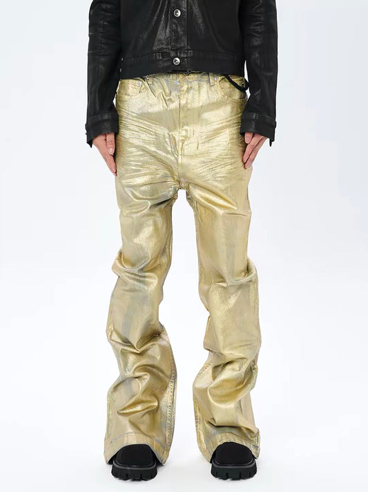 Devil Made Golden Brick waxed denim