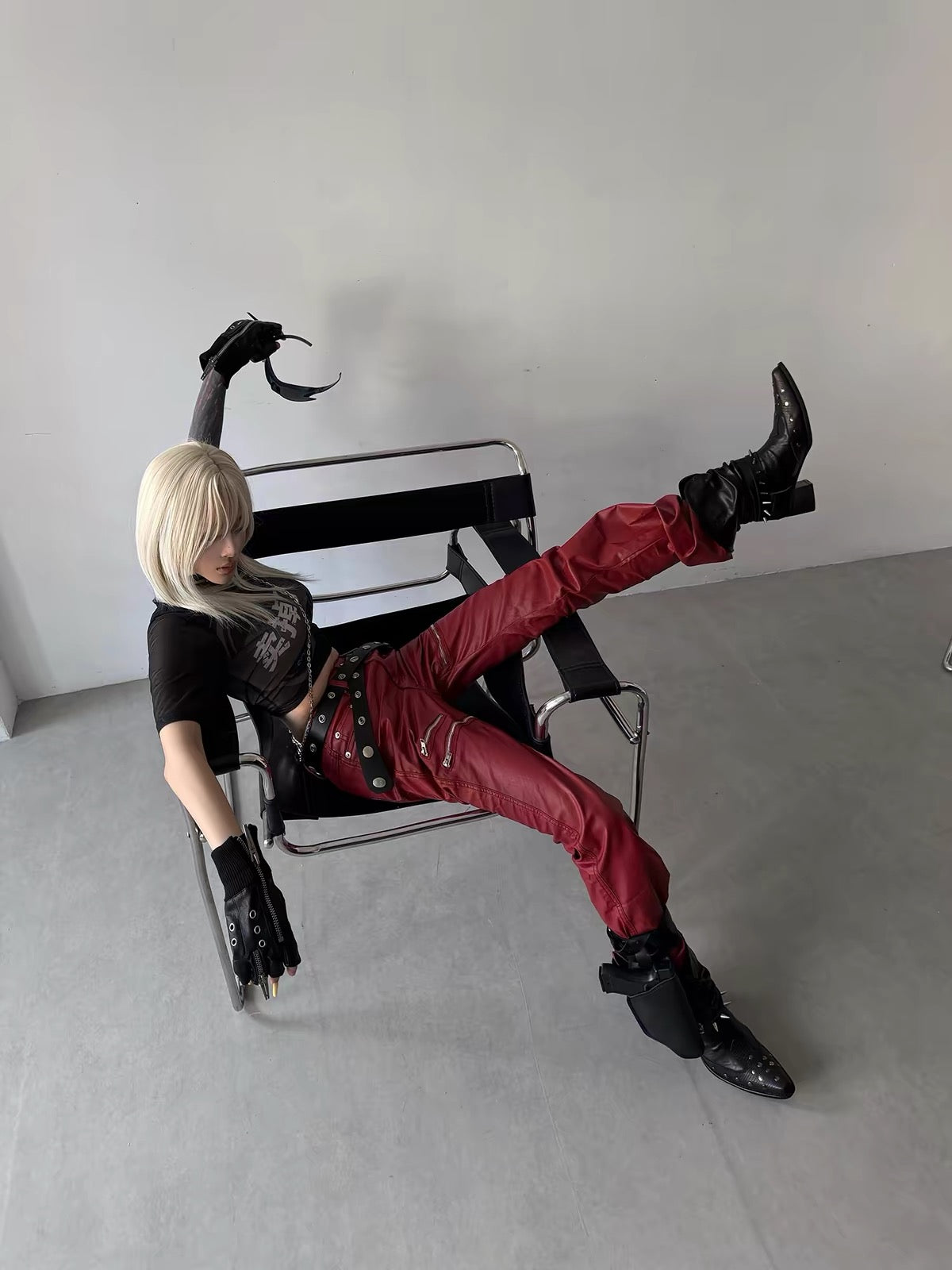 Devil made THE DANTE waxed denim（2 colors）