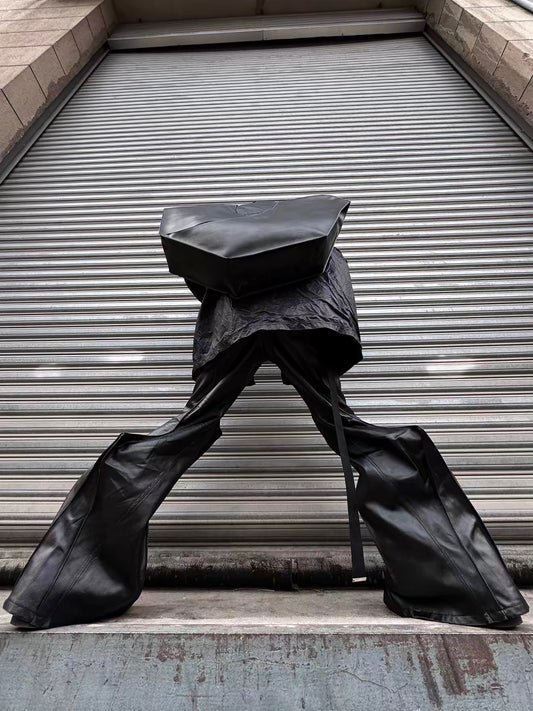 Vamp made the Dracula waxed pants