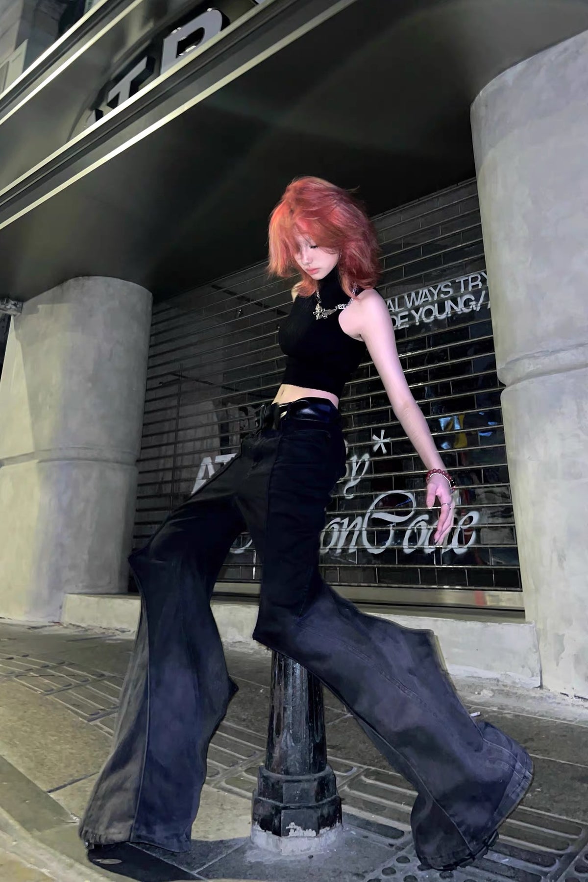 Vamp made the Dracula jeans