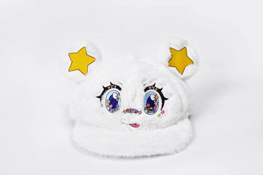 BlackBerry White anime girl hat