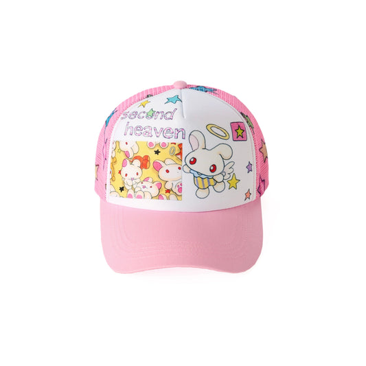 BlackBerry Pink angel bunny hat