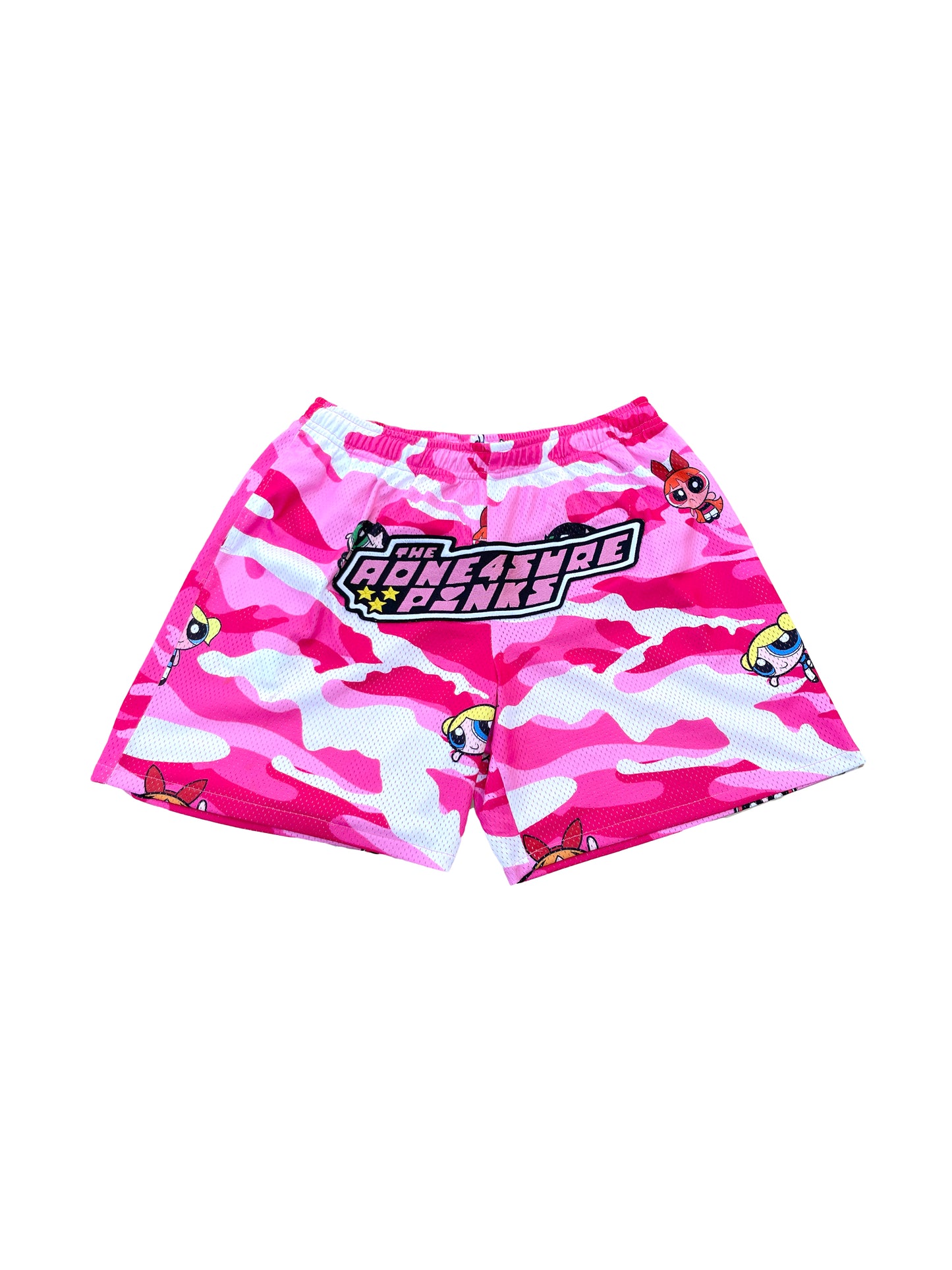 AONE4SURE Powerpuff Girls Pink Sport Shorts