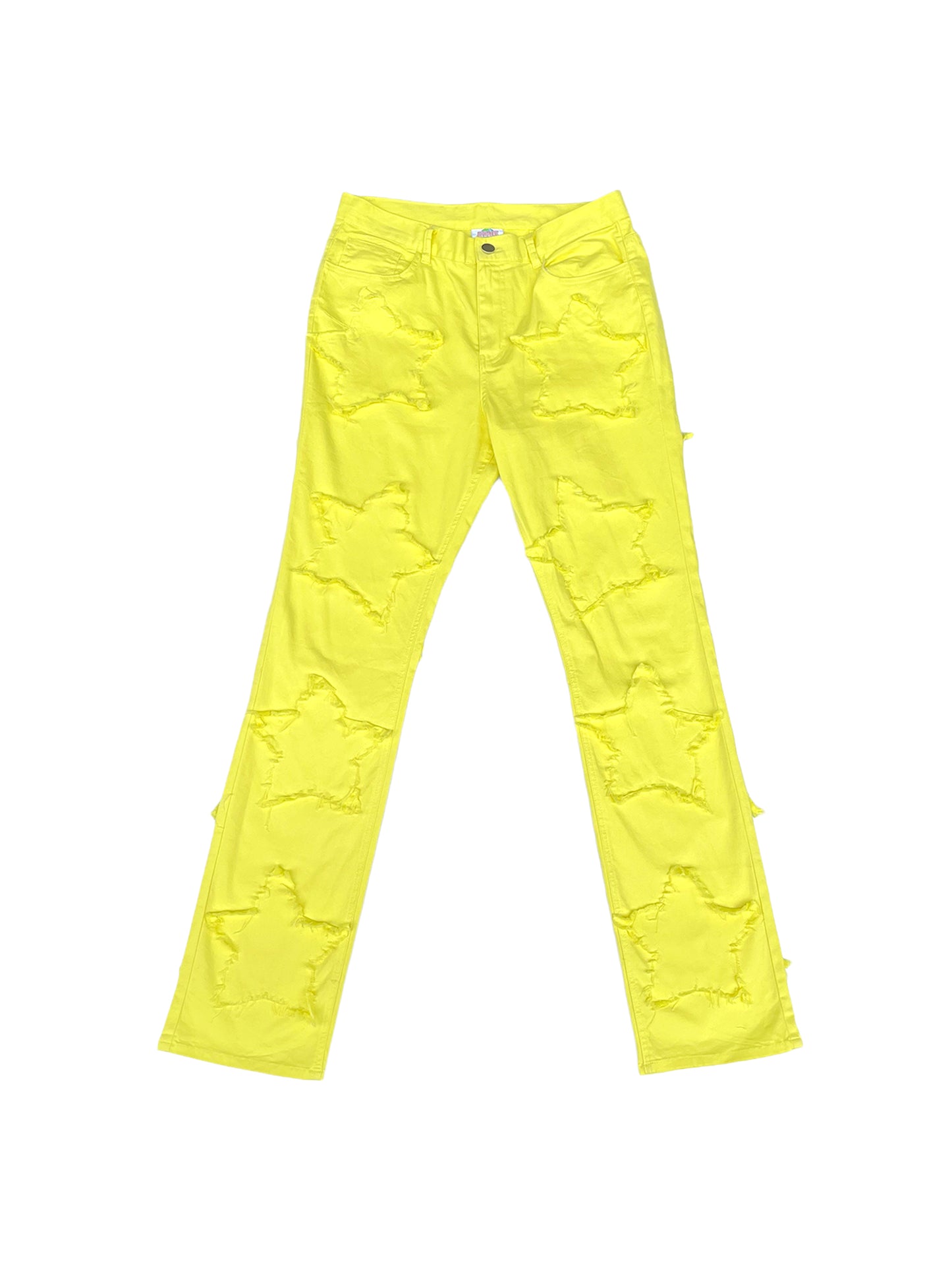 AONE4SURE Yellow Stars Jeans