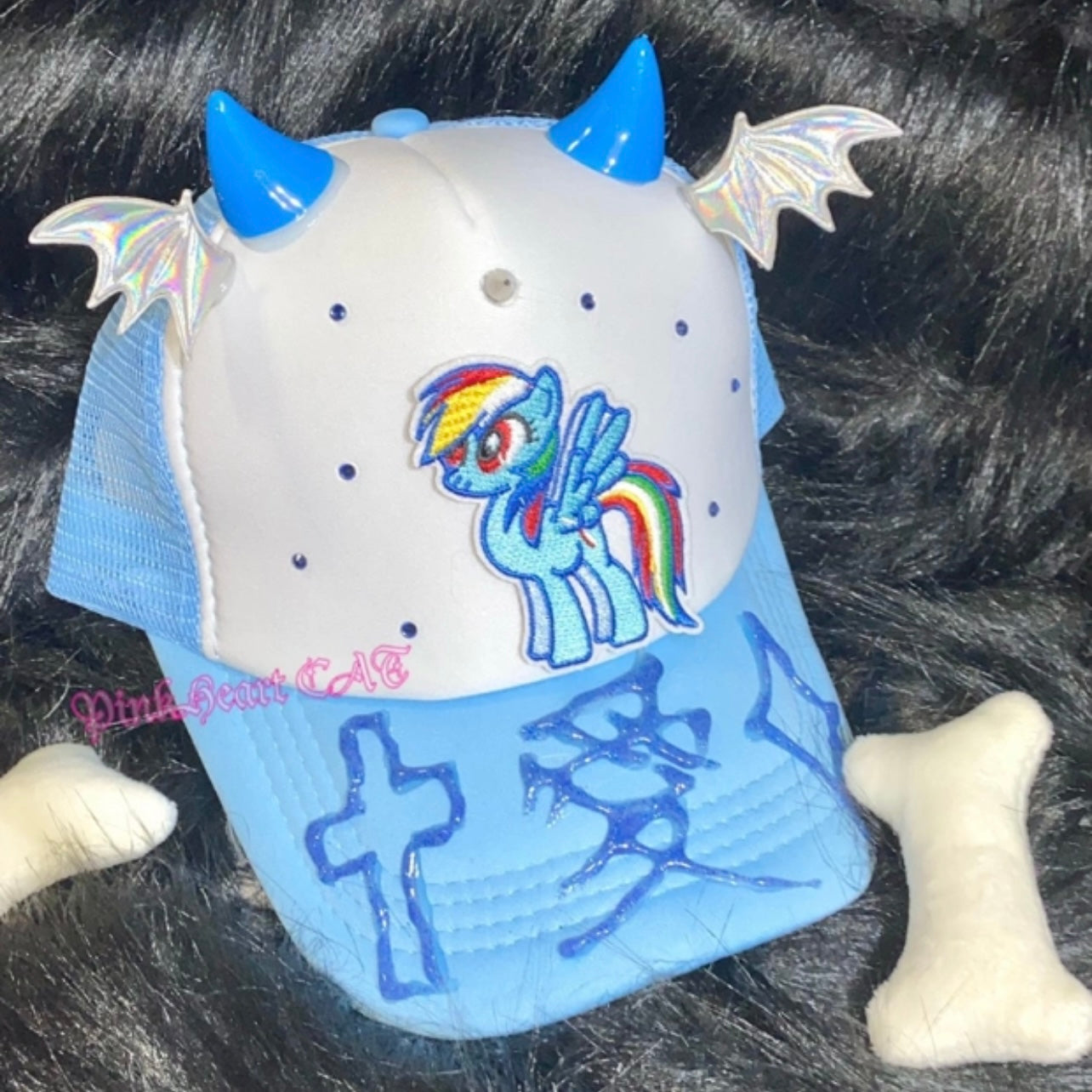 Handmade Little Pony Mesh Cap