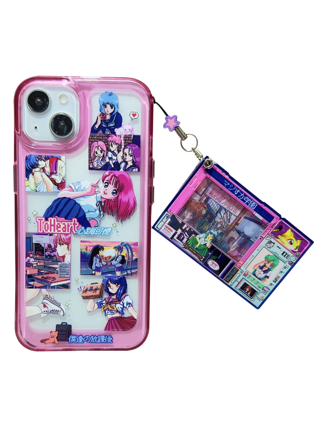 Phone Case Galgame with Pendant Card