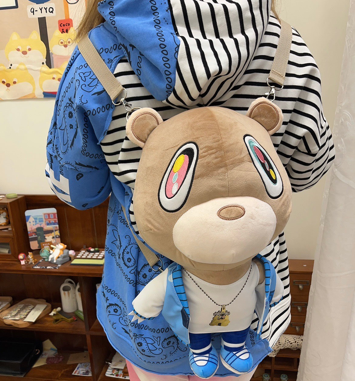 Collections Kanye Dropout Bear Backpack
