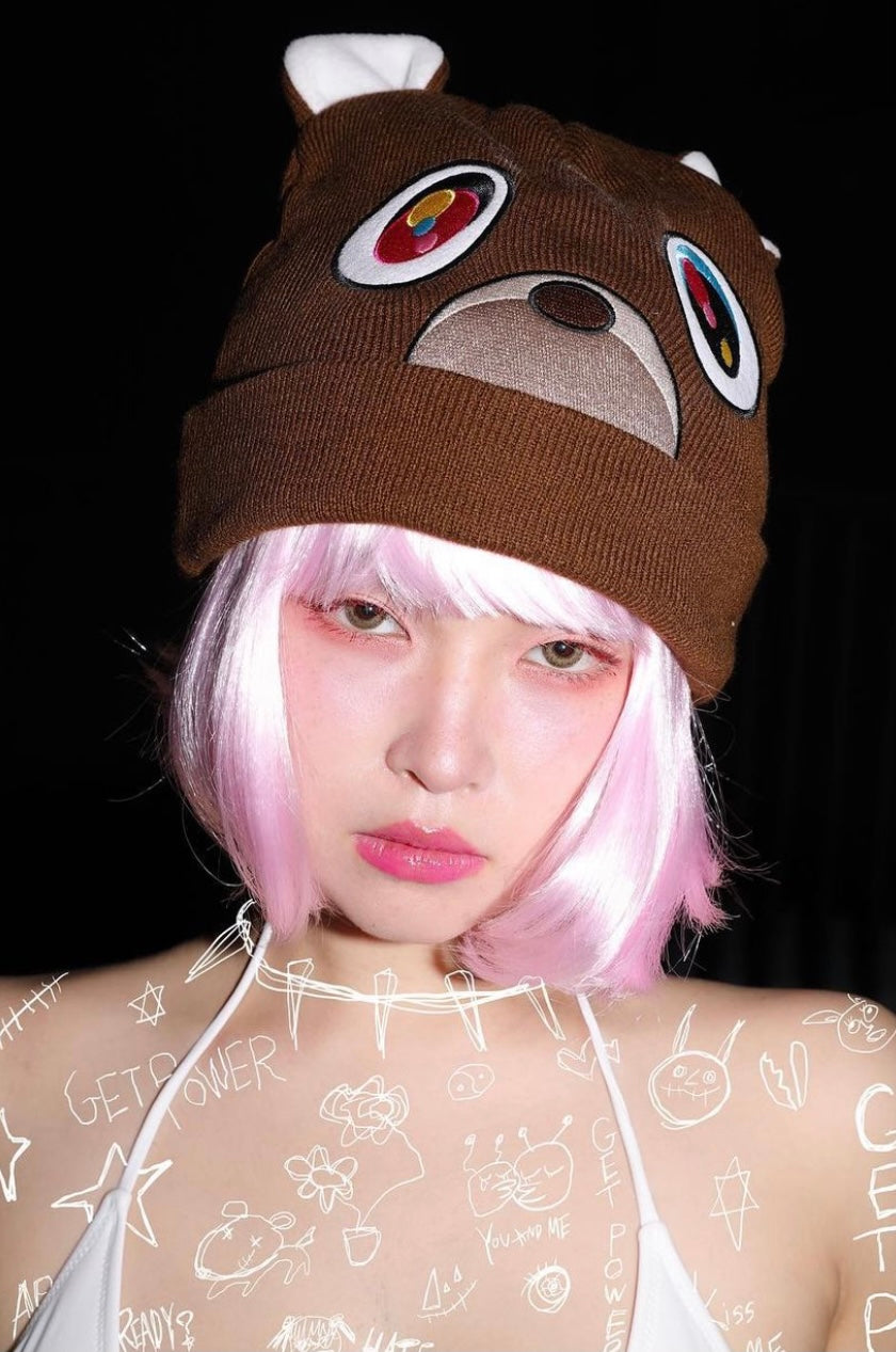 Kanye Yeezy Dropout Bear Beanie – AONE4SURE